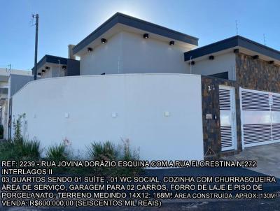 Casa para Venda, em Araguari, bairro INTERLAGOS II
