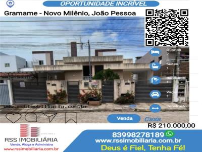Casa para Venda, em Joo Pessoa, bairro Gramame - Novo Milnio, 2 dormitrios, 1 banheiro, 1 sute, 1 vaga