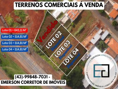 Terreno Comercial para Venda, em Siqueira Campos, bairro Boa Vista