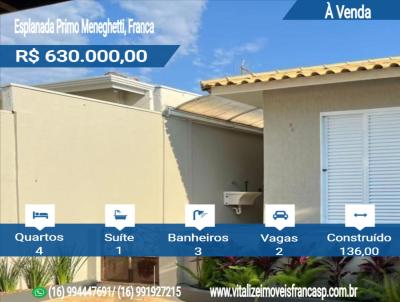  para Venda, em Franca, bairro Esplanada Primo Meneghetti, 4 dormitrios, 3 banheiros, 1 sute, 2 vagas