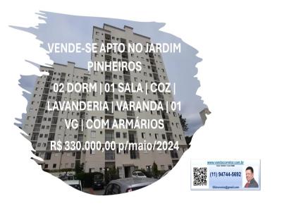 Apartamento 2 dormitrios para Venda, em So Paulo, bairro Jardim Pinheiros, 2 dormitrios, 1 banheiro, 1 vaga