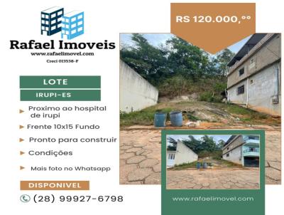 Lote para Venda, em Irupi, bairro Joao tomaz