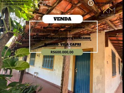 Casa para Venda, em Araruama, bairro Vila Capri, 4 dormitrios, 1 banheiro, 1 sute