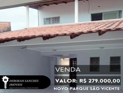 Casa para Venda, em Birigi, bairro Novo Parque So Vicente, 3 dormitrios, 2 banheiros, 1 sute