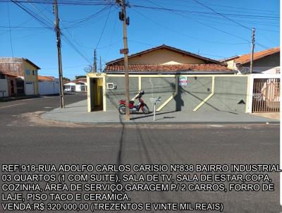Casa para Venda, em Araguari, bairro INDUSTRIAL