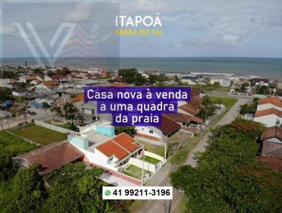 Casa para Venda, em Itapoá, bairro Barra do Saí, 3 dormitórios, 3 banheiros, 1 suíte, 2 vagas