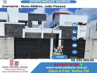 Casa para Venda, em Joo Pessoa, bairro Gramame - Novo Milnio, 2 dormitrios, 1 banheiro, 1 sute, 1 vaga