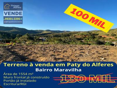 Terreno para Venda, em Paty do Alferes, bairro Maravilha