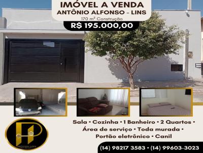 Casa para Venda, em Lins, bairro Residencial Antnio Alfonso, 2 dormitrios, 1 banheiro