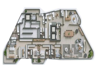 Apartamento para Venda, em Barueri, bairro Alphagran Alphaville, 4 dormitrios, 6 banheiros, 4 sutes, 5 vagas