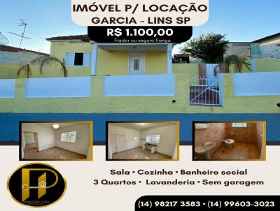 Casa para Locao, em Lins, bairro Garcia, 3 dormitrios