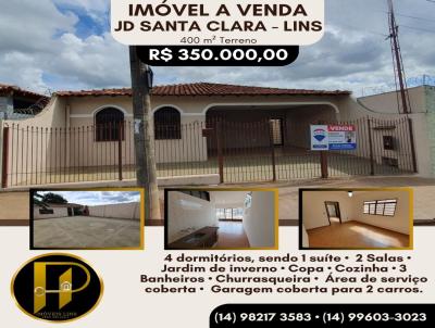 Casa para Venda, em Lins, bairro Jardim Santa Clara, 4 dormitrios, 3 banheiros, 1 sute, 2 vagas