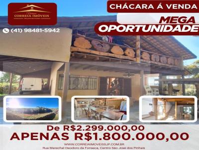 Chcara para Venda, em So Jos dos Pinhais, bairro Campestre da Faxina, 3 dormitrios, 2 banheiros, 1 sute