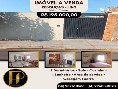 Casa para Venda, em Lins, bairro Rebouas, 2 dormitrios, 1 banheiro, 1 vaga