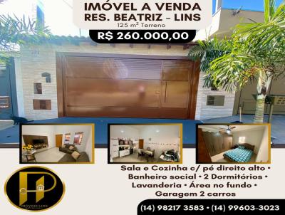 Casa para Venda, em Lins, bairro Residencial Ana Beatriz, 2 dormitrios, 2 vagas