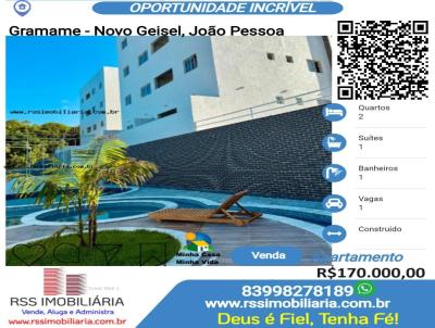 Apartamento para Venda, em Joo Pessoa, bairro Gramame - Novo Geisel, 2 dormitrios, 1 banheiro, 1 sute, 1 vaga