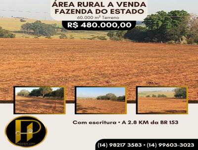 rea Rural para Venda, em Getulina, bairro 2.8 km da BR 153