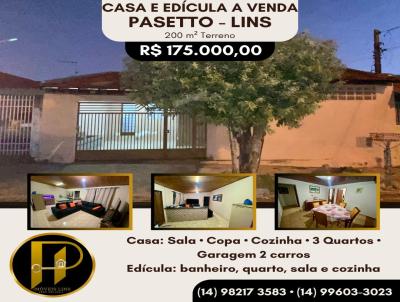 Casa para Venda, em Lins, bairro Pasetto, 3 dormitrios, 2 vagas