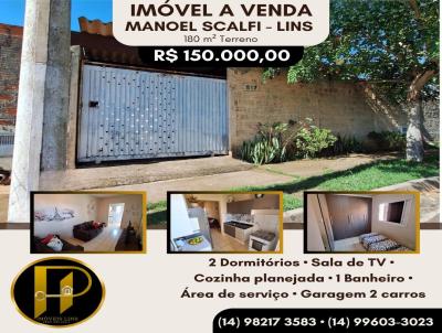 Casa para Venda, em Lins, bairro Jardim Manoel Scalfi, 2 dormitrios, 2 vagas