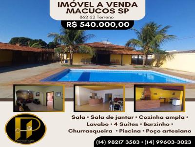 Casa para Venda, em Getulina, bairro Macucos, 4 dormitrios, 4 sutes