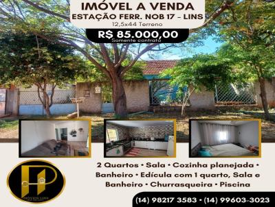 Casa para Venda, em Lins, bairro Estao Ferroviria nob 17, 2 dormitrios