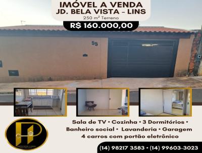 Casa para Venda, em Lins, bairro Jardim Bela Vista, 3 dormitrios