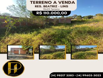 Terreno para Venda, em Lins, bairro Residencial Ana Beatriz