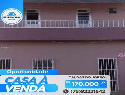 Casa para Venda, em Tucano, bairro Caldas do Jorro, 3 dormitrios, 1 banheiro, 1 sute