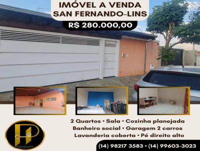 Casa para Venda, em Lins, bairro Residencial San Fernando, 2 dormitrios, 2 vagas