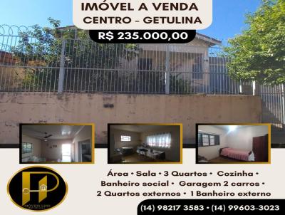 Casa para Venda, em Getulina, bairro Centro, 3 dormitrios, 2 vagas