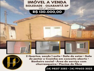 Casa para Venda, em Guarant, bairro Soledade, 2 dormitrios, 1 sute