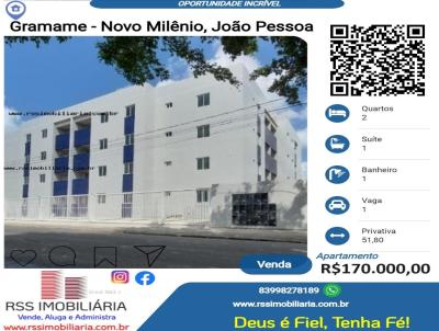 Apartamento para Venda, em Joo Pessoa, bairro Gramame - Novo Milnio, 2 dormitrios, 1 banheiro, 1 sute, 1 vaga