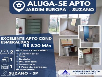 Apartamento para Locao, em Suzano, bairro Jardim Europa, 2 dormitrios, 1 banheiro, 1 vaga