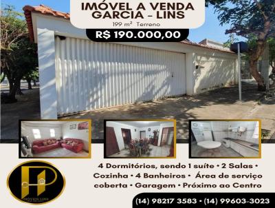 Casa para Venda, em Lins, bairro Garcia, 4 dormitrios, 4 banheiros, 1 sute