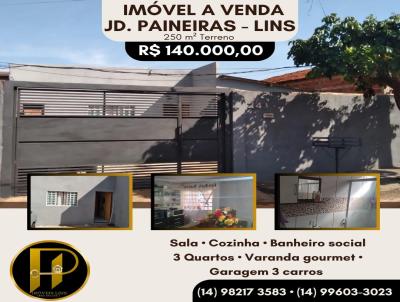 Casa para Venda, em Lins, bairro Jardim Paineiras, 3 dormitrios, 2 vagas