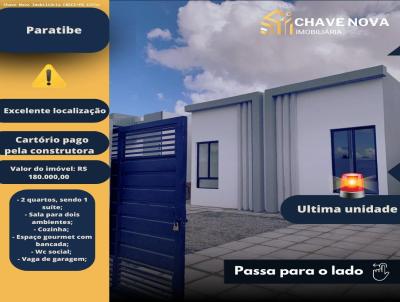 Casa para Venda, em João Pessoa, bairro Paratibe, 2 dormitórios, 2 banheiros, 1 suíte, 1 vaga