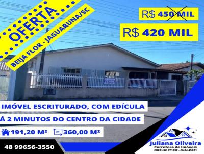 Casa para Venda, em Jaguaruna, bairro BEIJA FLOR, 4 dormitrios, 2 banheiros, 1 vaga