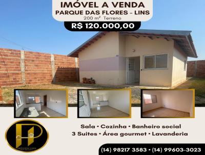 Casa para Venda, em Lins, bairro Parque das Flores, 2 dormitrios