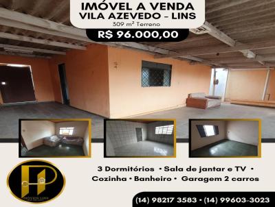 Casa para Venda, em Lins, bairro Vila Azevedo, 3 dormitrios