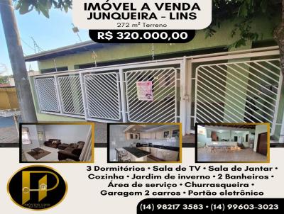 Casa para Venda, em Lins, bairro Junqueira, 3 dormitrios, 2 banheiros