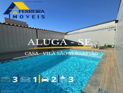 Casa para Loca��o, em Franca, bairro Vila S�o Sebasti�o, 3 dormit�rios, 3 banheiros, 1 su�te, 2 vagas