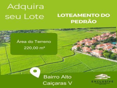 Lote para Venda, em Patos de Minas, bairro Alto Caiaras V Loteamento do Pedro