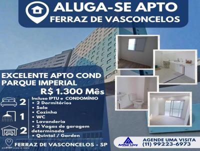 Apartamento para Locao, em Ferraz de Vasconcelos, bairro Vila Romanpolis, 2 dormitrios, 1 banheiro, 2 vagas