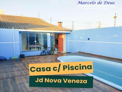 Casa para Venda, em Cascavel, bairro Nova Veneza, 3 dormitrios, 1 banheiro, 2 vagas