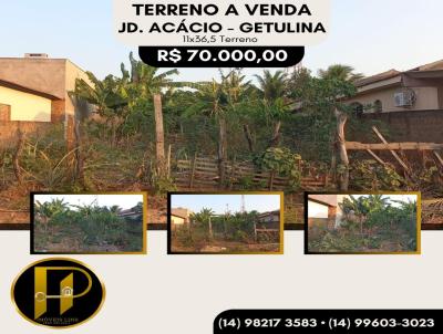 Terreno para Venda, em Getulina, bairro Jardim Accio