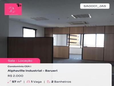 Sala Comercial para Locao, em Barueri, bairro Alphaville Industrial, 2 banheiros, 1 vaga