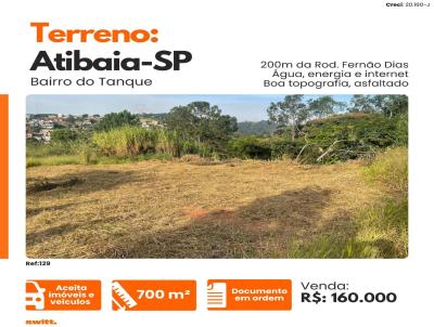 Terreno para Venda, em Atibaia, bairro Tanque