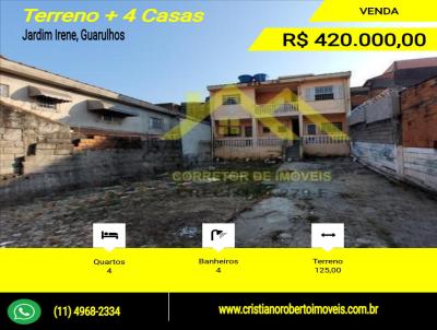 Terreno para Venda, em Guarulhos, bairro Jardim Irene, 4 dormitrios, 4 banheiros