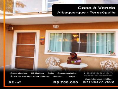 Casa em Condomnio para Venda, em Terespolis, bairro ALBUQUERQUE, 2 dormitrios, 3 banheiros, 2 sutes, 1 vaga