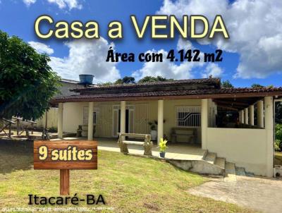 Casa para Venda, em Itacar, bairro 5 km de Itacar, 10 banheiros, 9 sutes, 1 vaga